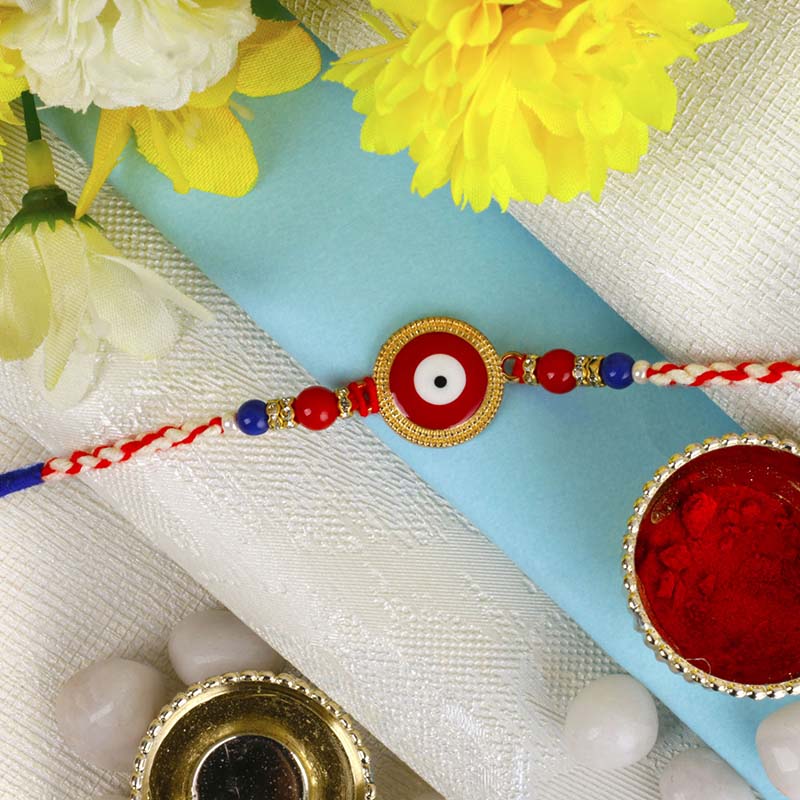 Send Red Evil Eye Rakhi Online Rakhibazaar