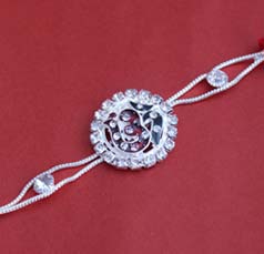 silver Rakhi