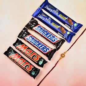Aum Rakhi With Chocolates