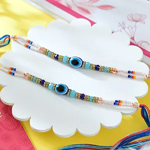 2 Evil Eye Rakhi