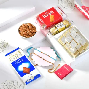 Pack of 2 Rakhi Gourmet Hamper