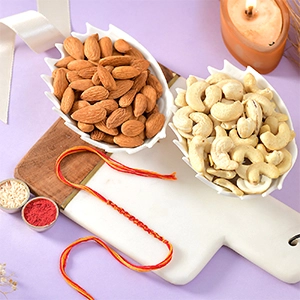 Single Rakhi Thread With Dryfruits