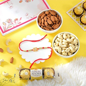 Spiritual Rakhi With Ferrero & Dryfruits