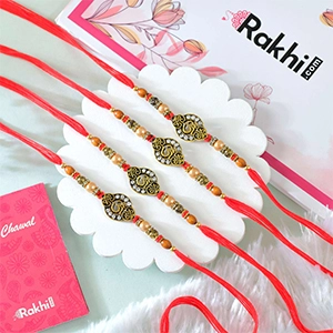 Set of 4 Rakhi for Bhai