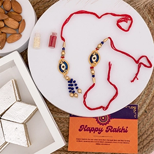 Evil Eye Bhaiya Bhabhi Rakhi Hamper