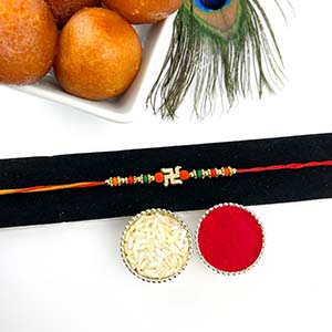 Traditional Rakhi with Gulab Jamun