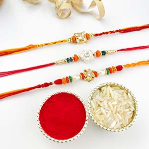 Set of 3 Traditional Rakhis