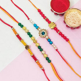 4 Rakhi Set