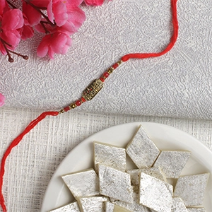 Brother Rakhi with Kaju Katli