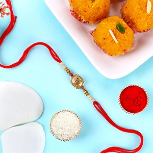 Veera Rakhi with Motichoor Ladoo