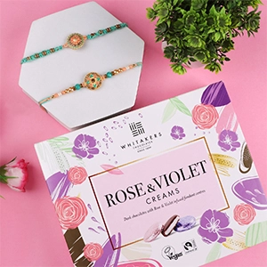 Pleasant Rakhi Set with Signature Collection 26 Pcs Chocolate