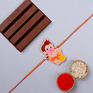 Bal Hanuman Kids Rakhi with Chocolate