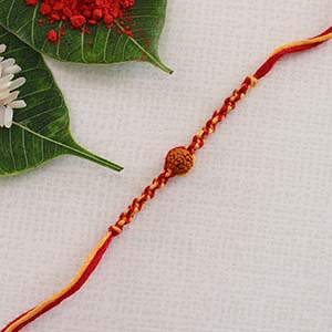 Fancy Zardosi Kolkata Style Rakhi to Austria