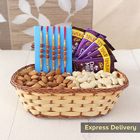 Anmol Pyar ka Rishta-Rakhi with Dry Fruits