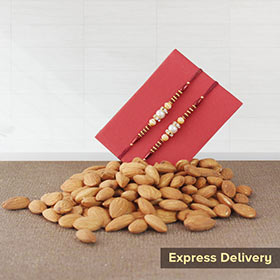 Expression of Perennial Love-Rakhi with Dry Fruits