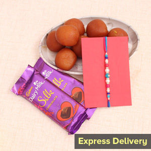 Silky Jamun Rakhi Surprise