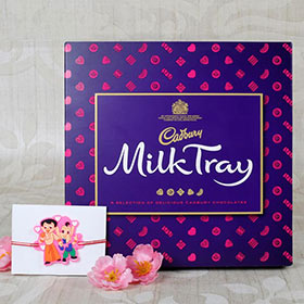 Kids Rakhi with Milk Chocolate