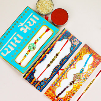 Traditional Collection Of 4 Rakhi