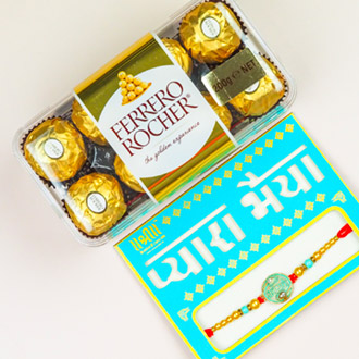 Radhe Radhe Rakhi And Ferrero Rocher