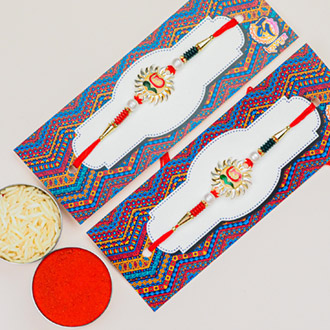 Ek Onkar Pair of 2 Rakhis