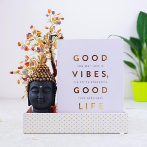 Book with Wish Tree N Buddha Idol