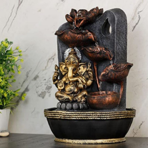 Five Step Ganesha LED Fountain