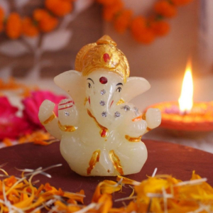 Alluring White Lord Ganpati