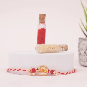 Stylish BRO Antique Rakhi