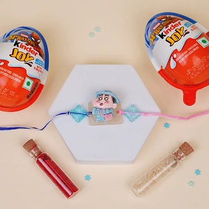 Cute Shinchan Rakhi Kids Gift Set-Kids Rakhi Online