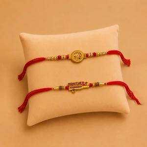 Ganesha Designer Rakhi Set for Brother