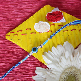 Beaded Evil Eye Rakhi