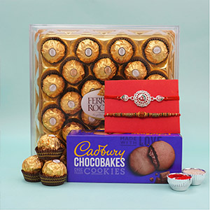 Ferrero with Rakhi