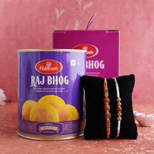 Affection with Perfection - Rakhi with Gulab Jamun