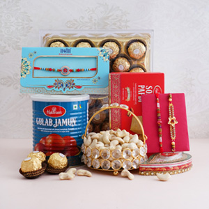 Flavourful Delights your Way - Rakhi with Gulab Jamun