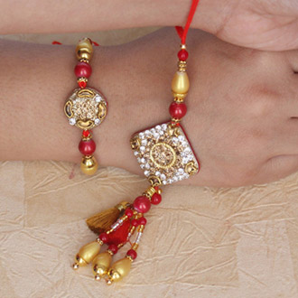 Colorful Bhaiya Bhabhi Rakhis