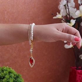 Majestic Lumba Rakhi for Bhabhi