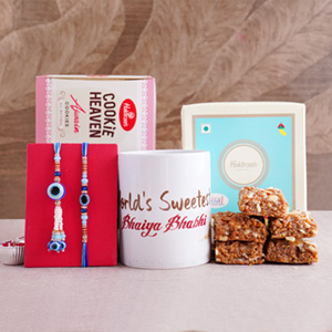 Succulent Rakhi Hamper for Bhai Bhabhi