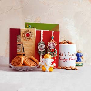 Vivacious Bhaiya Bhabhi Rakhi Gift