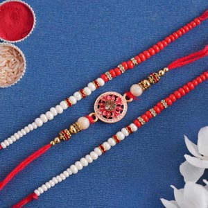 Fancy Set of Three Rakhi