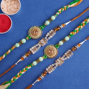Designer Rakhi Set of 4