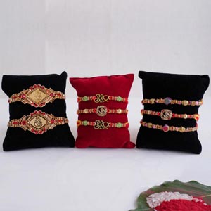 Designer Rakhi Set of Eight