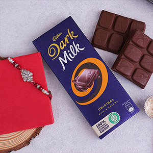 Rakhi With Cadbury Dairy Milk