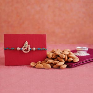 Krishna Rakhi with 200 Grams Almonds