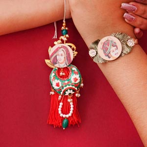 Traditional Rakhi for Bhaiya Bhabhi