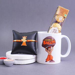 Chhota Bheem Kids Rakhi with Mug Gift Hamper