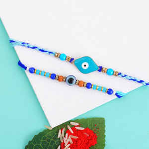Two Good Luck Rakhi Set
