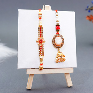 Attractive Bhaiya Bhabhi Rakhi - Rakhi Worldwide