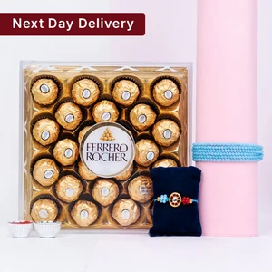 Bhaiya Bhabhi Rakhi with Ferrero Rocher Combo