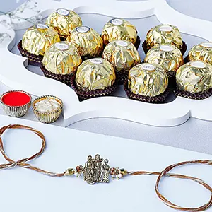 Ethereal Embrace Ram Darbar Rakhi N Ferrero Delight