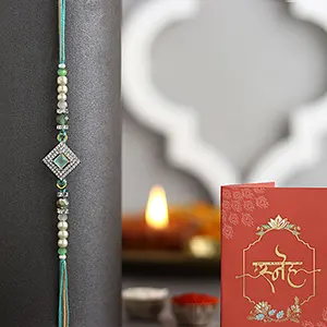 Regal American Diamond Studded Rakhi